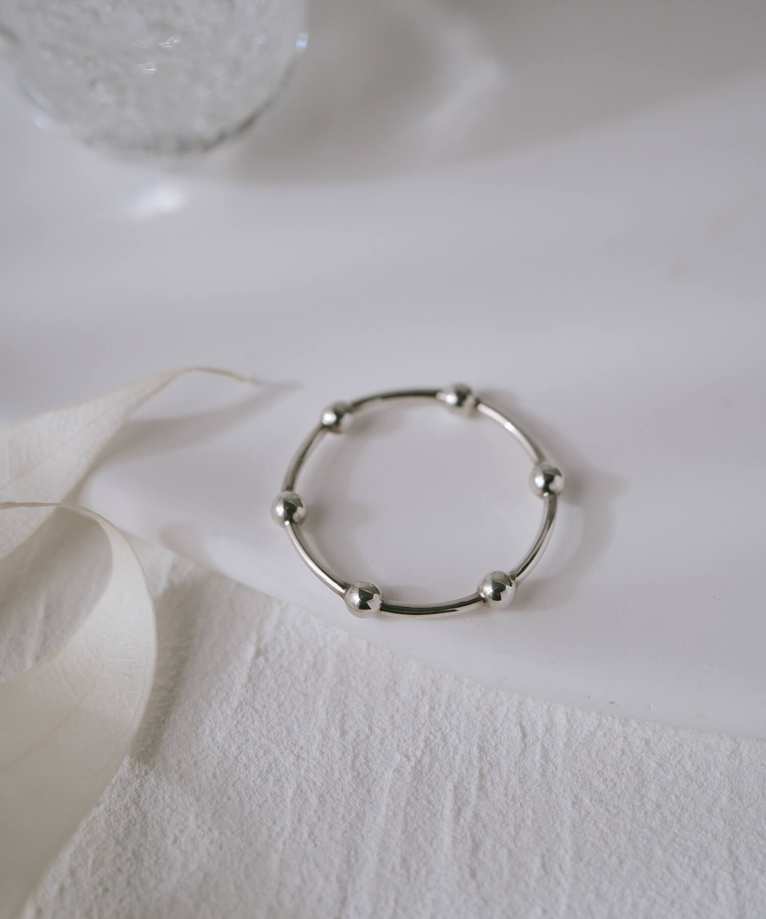 18K Gold Plated Sterling Silver Dot Ring | IRMERA