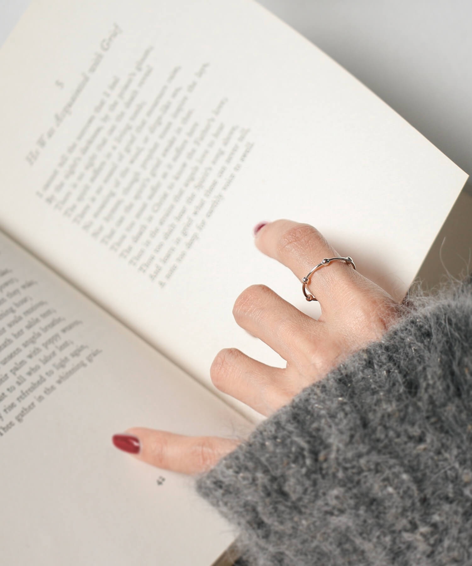 18K Gold Plated Sterling Silver Dot Ring | IRMERA