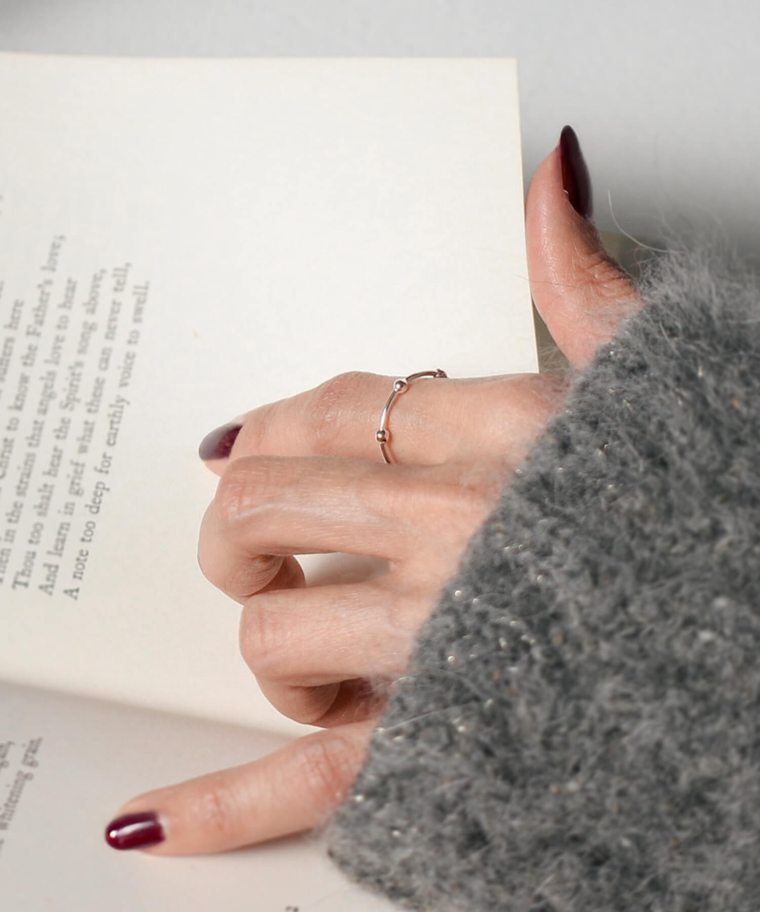 18K Gold Plated Sterling Silver Dot Ring | IRMERA