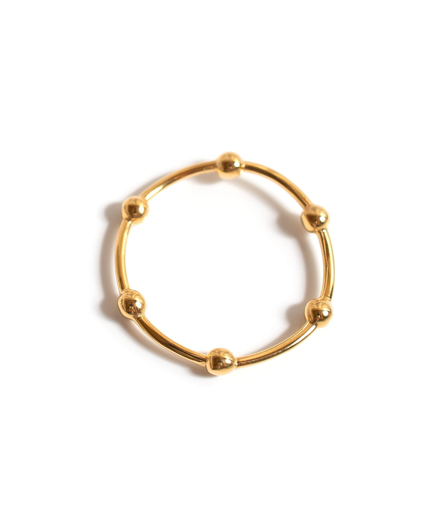 18K Gold Plated Sterling Silver Dot Ring | IRMERA