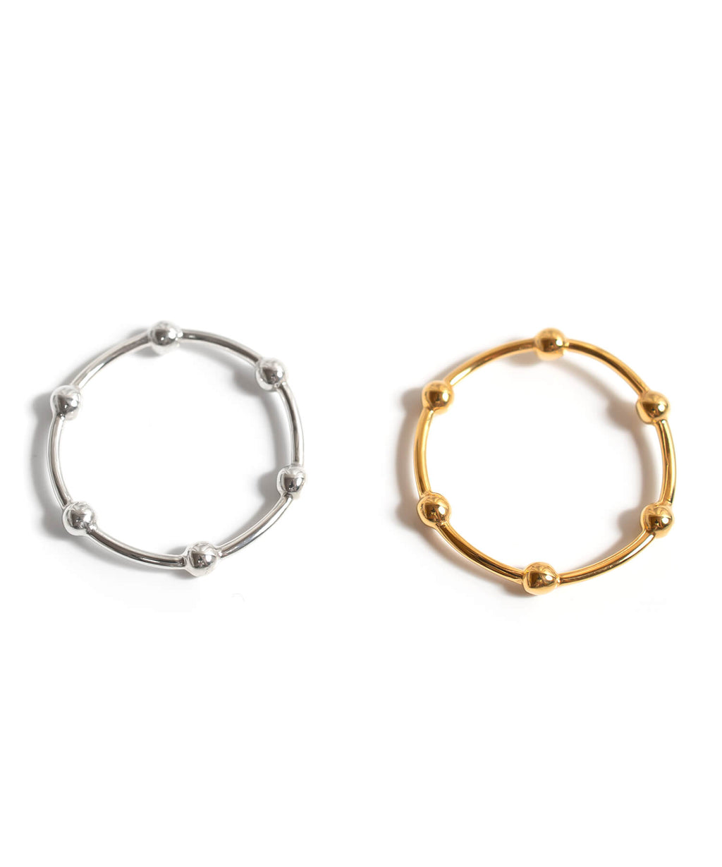 18K Gold Plated Sterling Silver Dot Ring | IRMERA