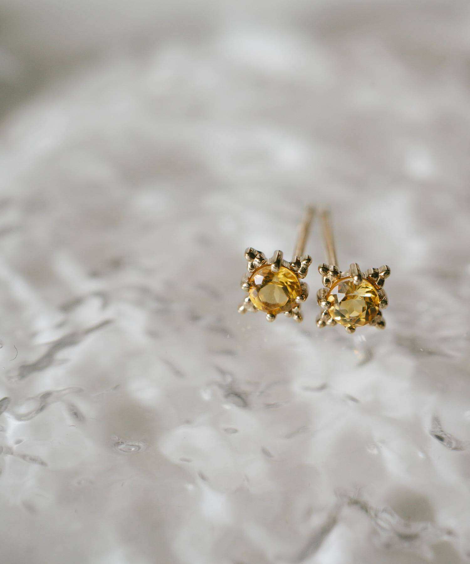 10K Gold Citrine Starburst Earrings | ENLILLE-STELLA