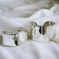 925 Sterling Silver Wide Bangle | KARPOS
