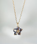 Flower Motif Iolite Necklace | LOULOUD-NOLL