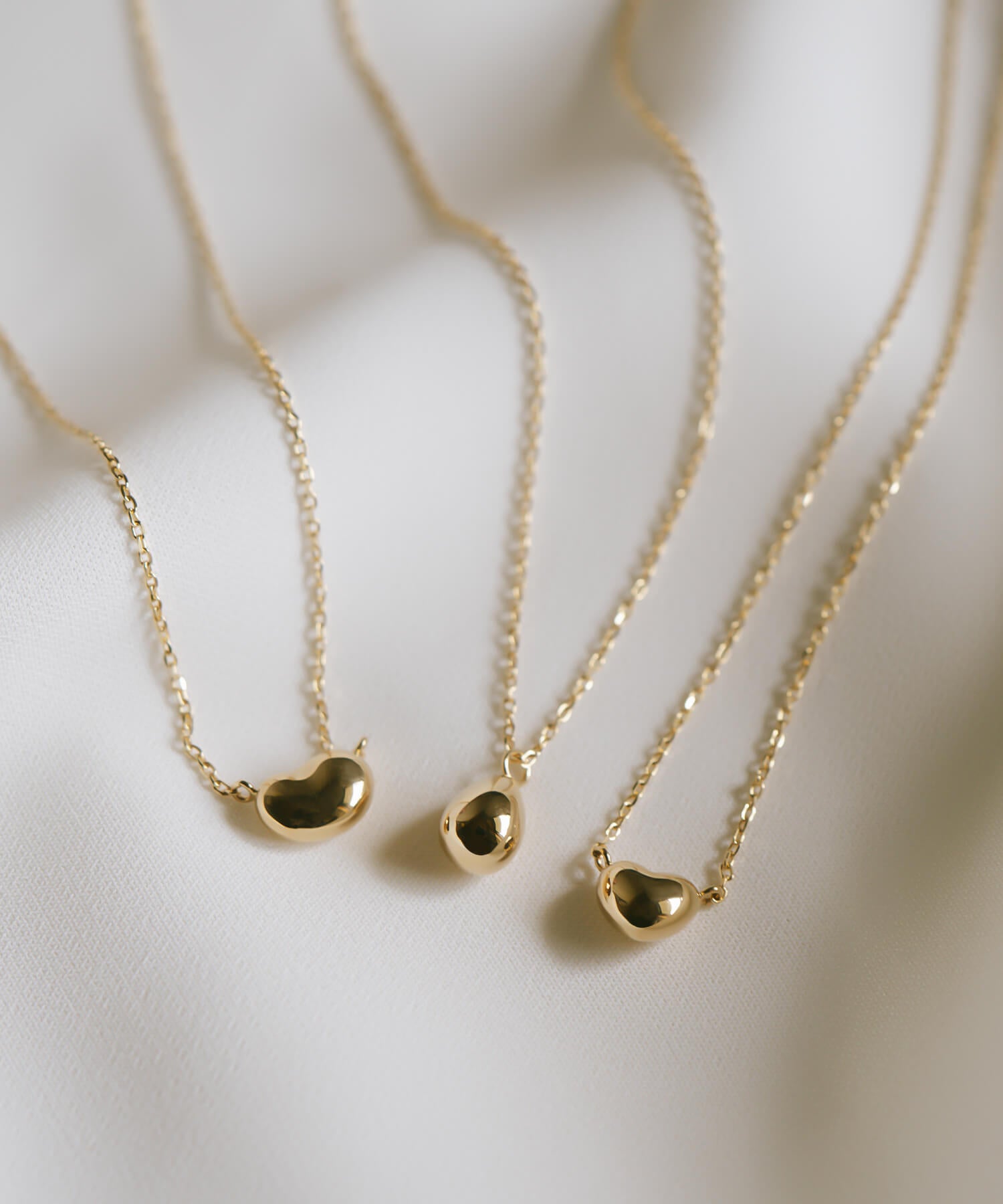 18K Gold Petit Grain Necklace | MOLLICA