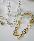 18K Gold Plated Sterling Silver Infinity Chain Necklace | PALLAS