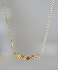 10K Gold Ombre Gemstone Necklace | PALVE-QUINT