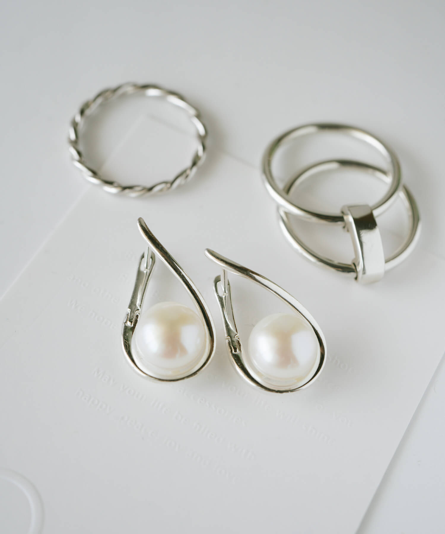 Silver925 Drop Pearl Earrings | AFRIZO-FYRA PIERCE