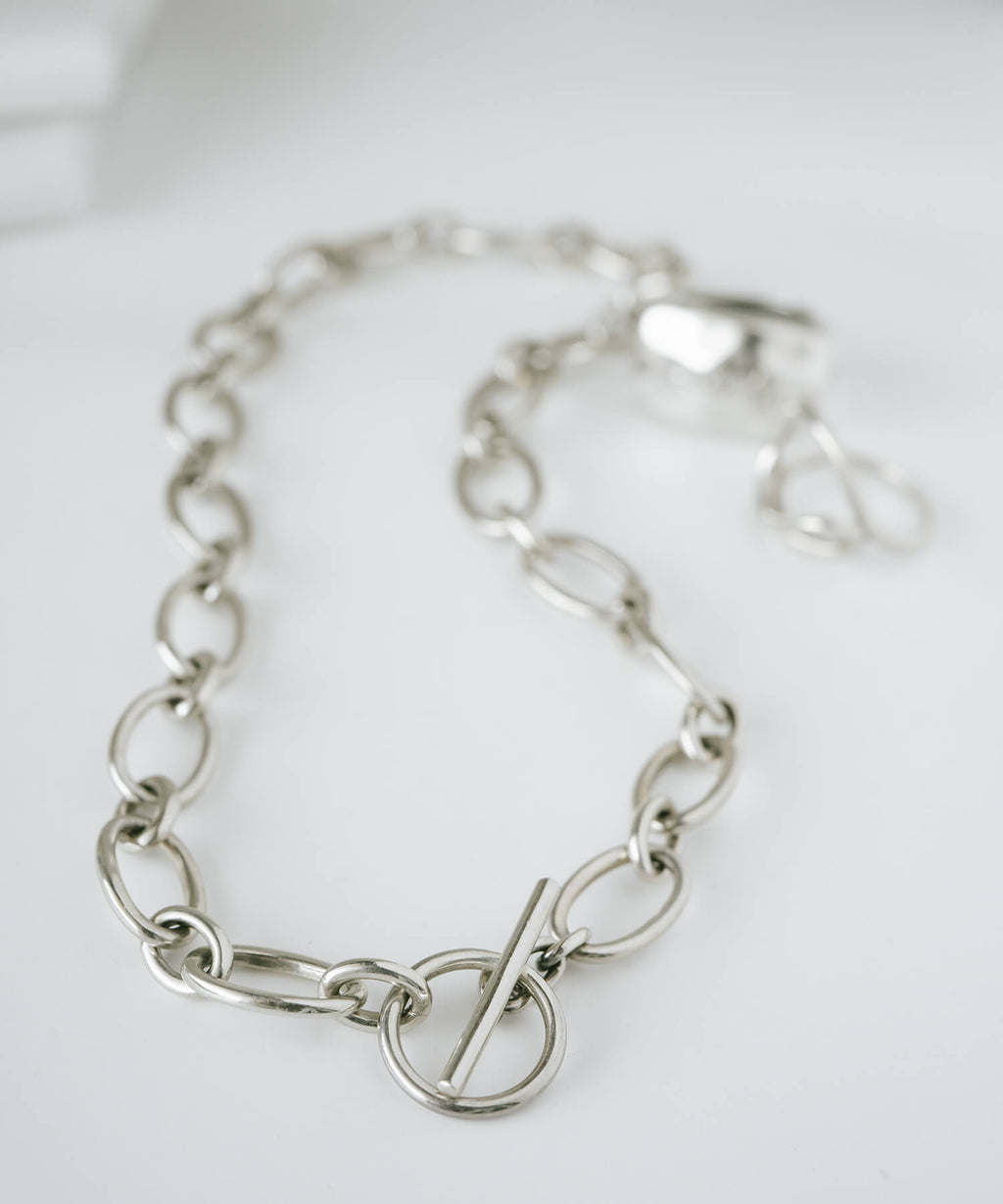 18K Gold Plated Sterling Silver Chunky Chain Choker | CARCHE