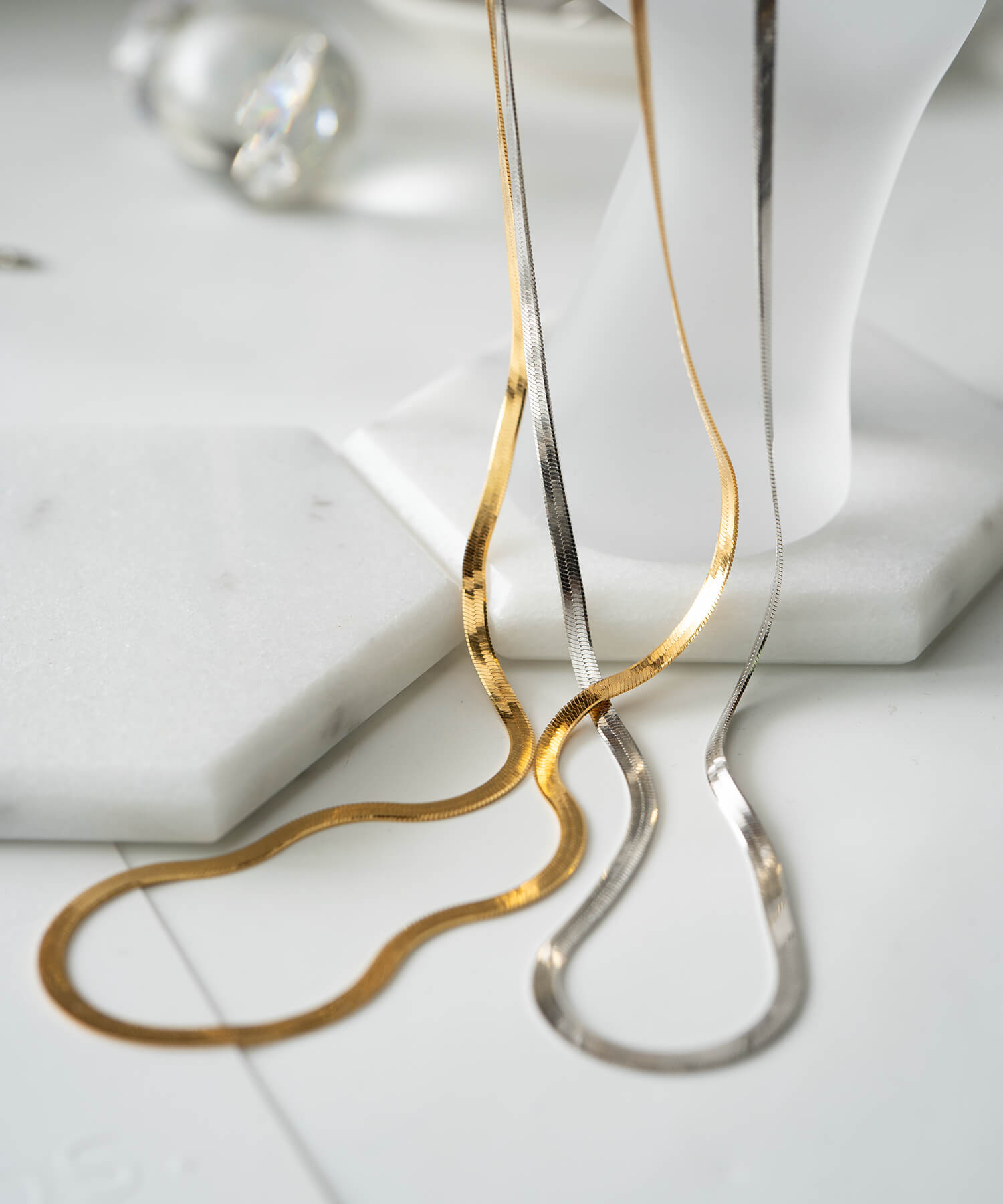 3mm Herringbone Necklace | ITER