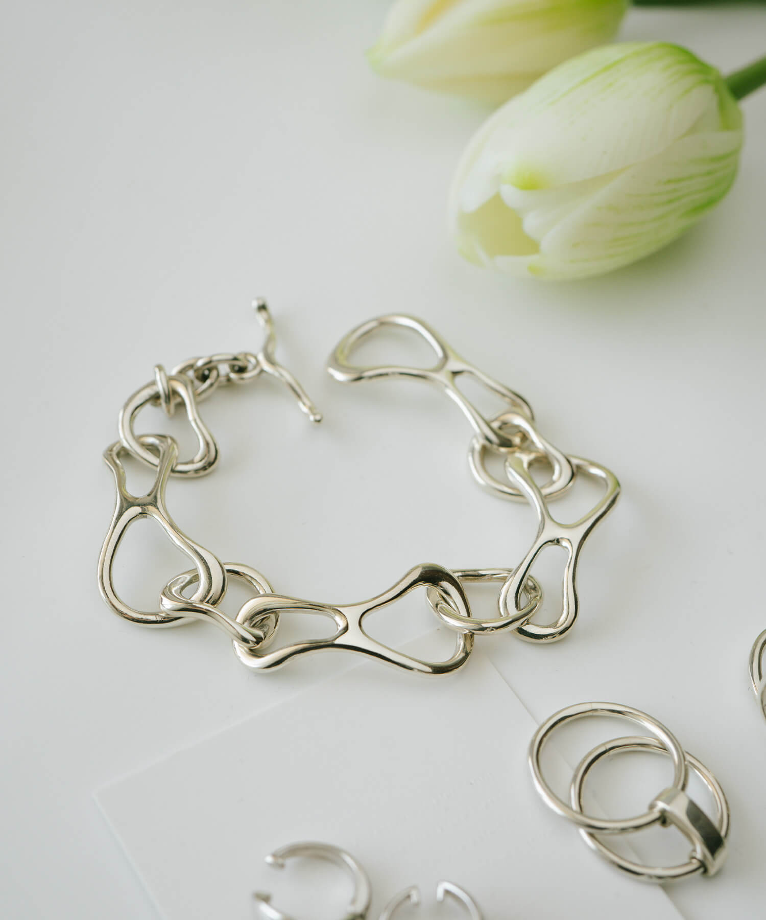 18K Gold Plated Sterling Silver Infinity Chain Bracelet | PALLAS