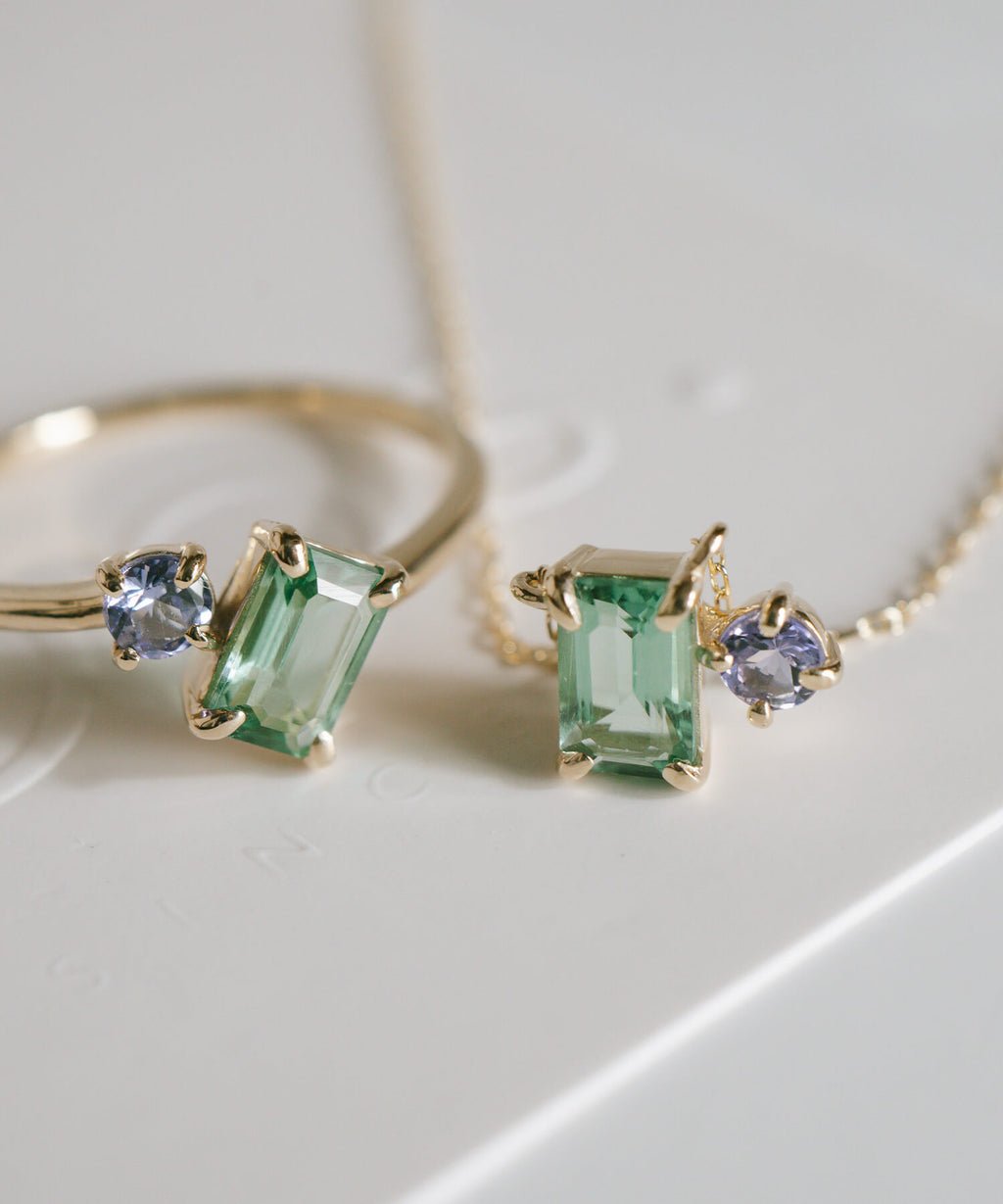 Two Gemstone Necklace | TETRA-ETT
