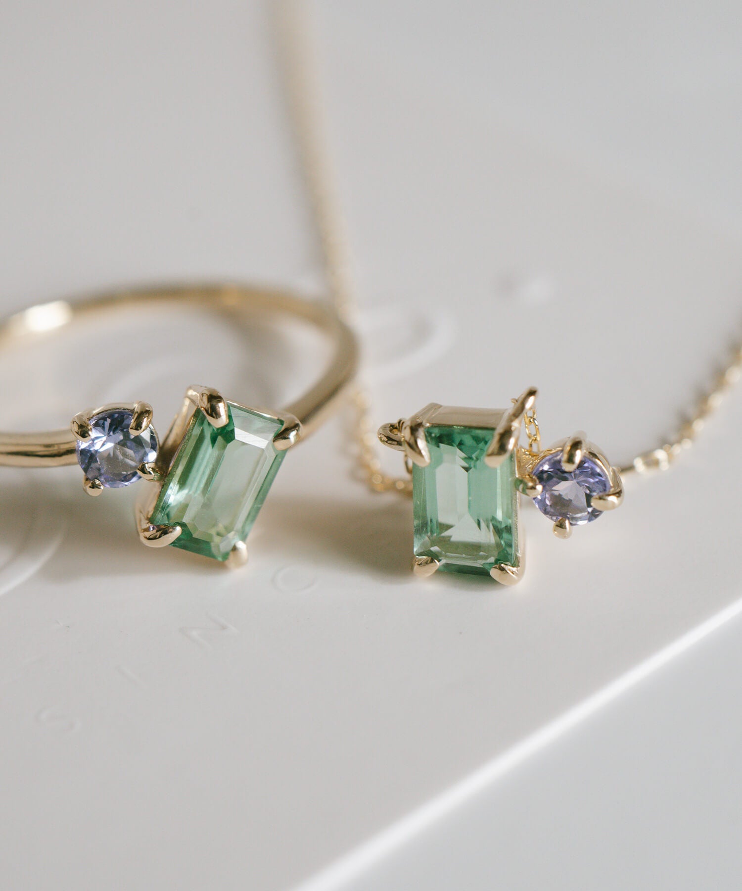 Two Gemstone Necklace | TETRA-ETT