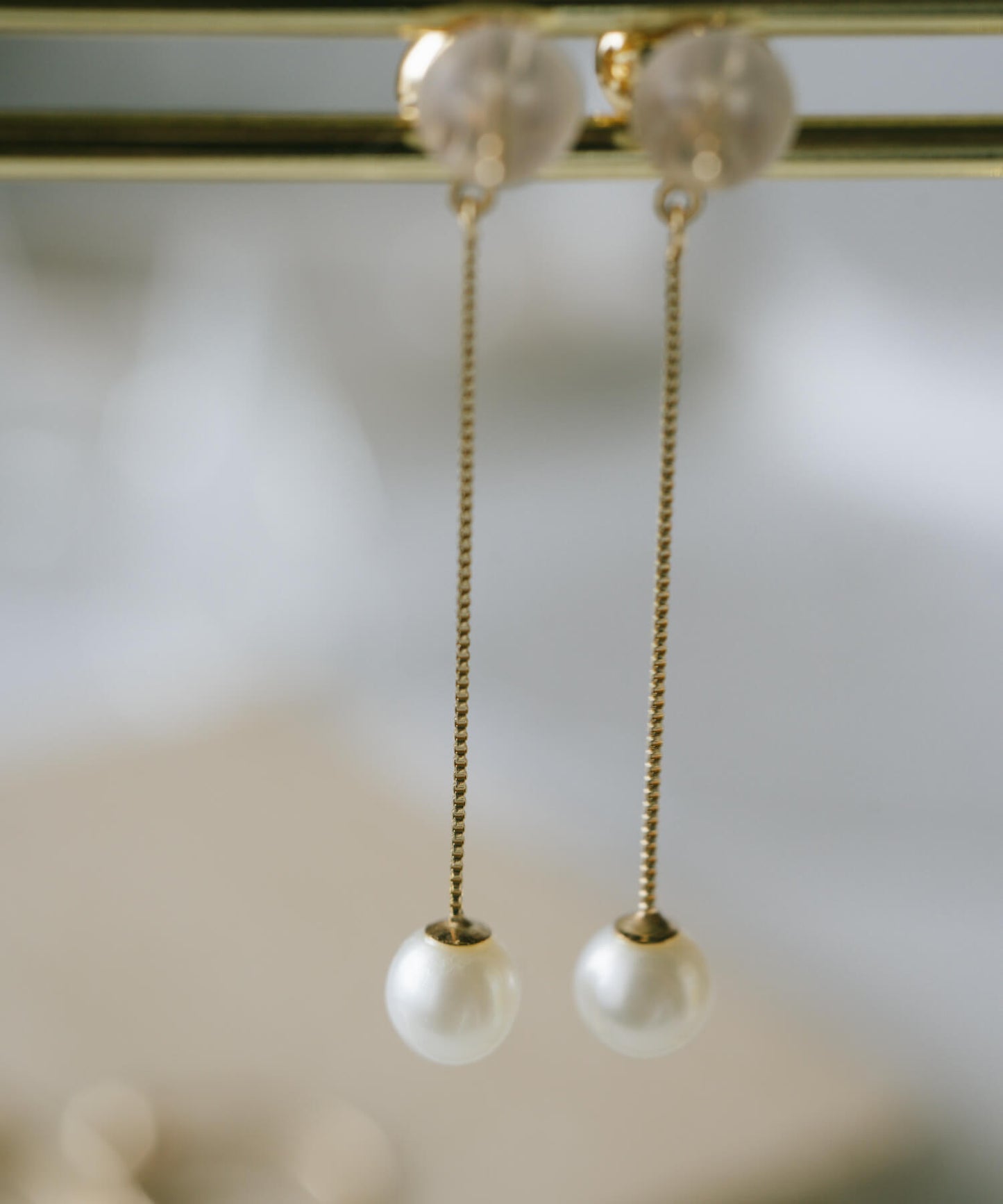 freshwater earring backs | SWING PEARL EARRING BACKS