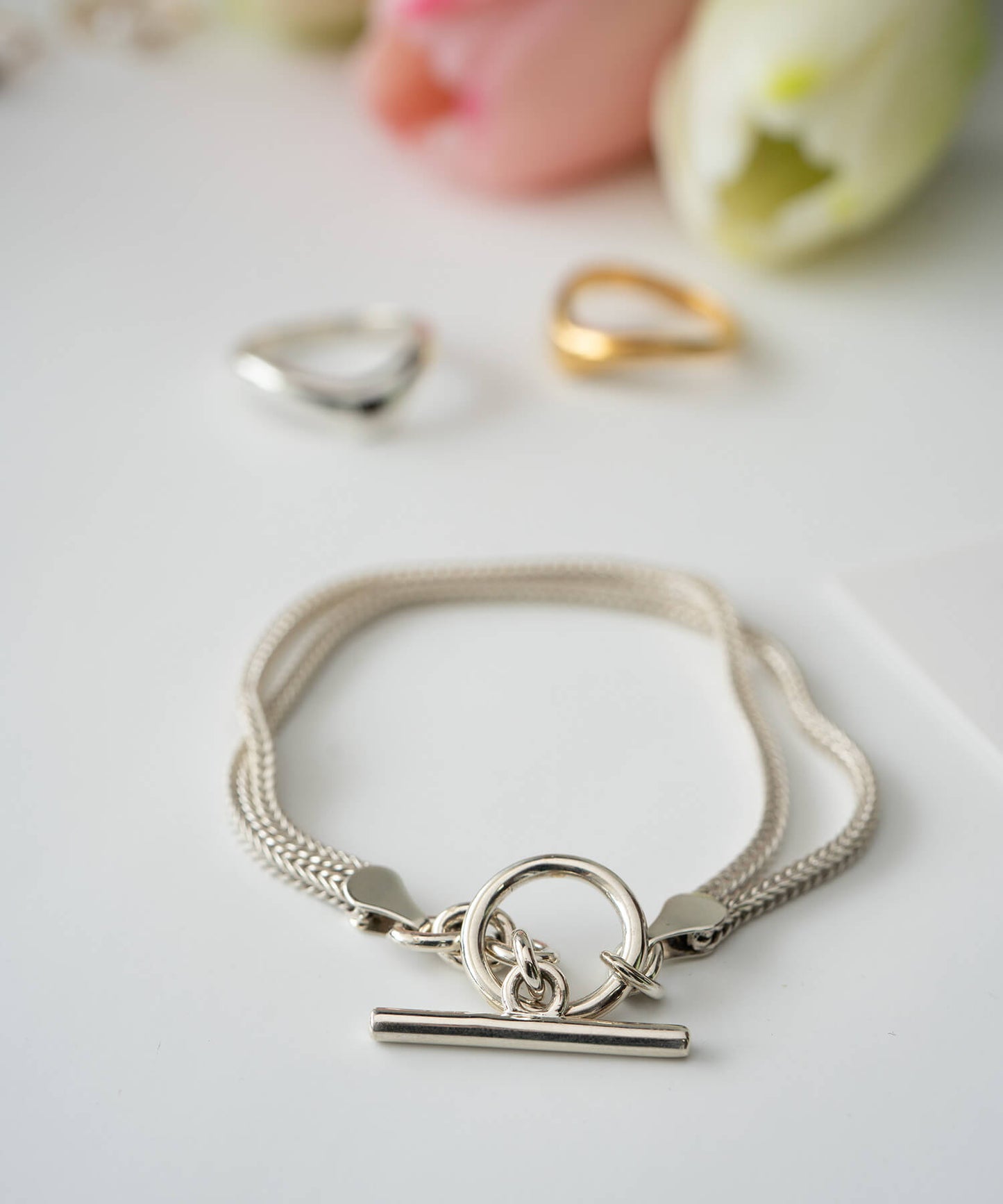 Double Chain Mantel Bracelet | VENEC-GEMELLI BRACELET