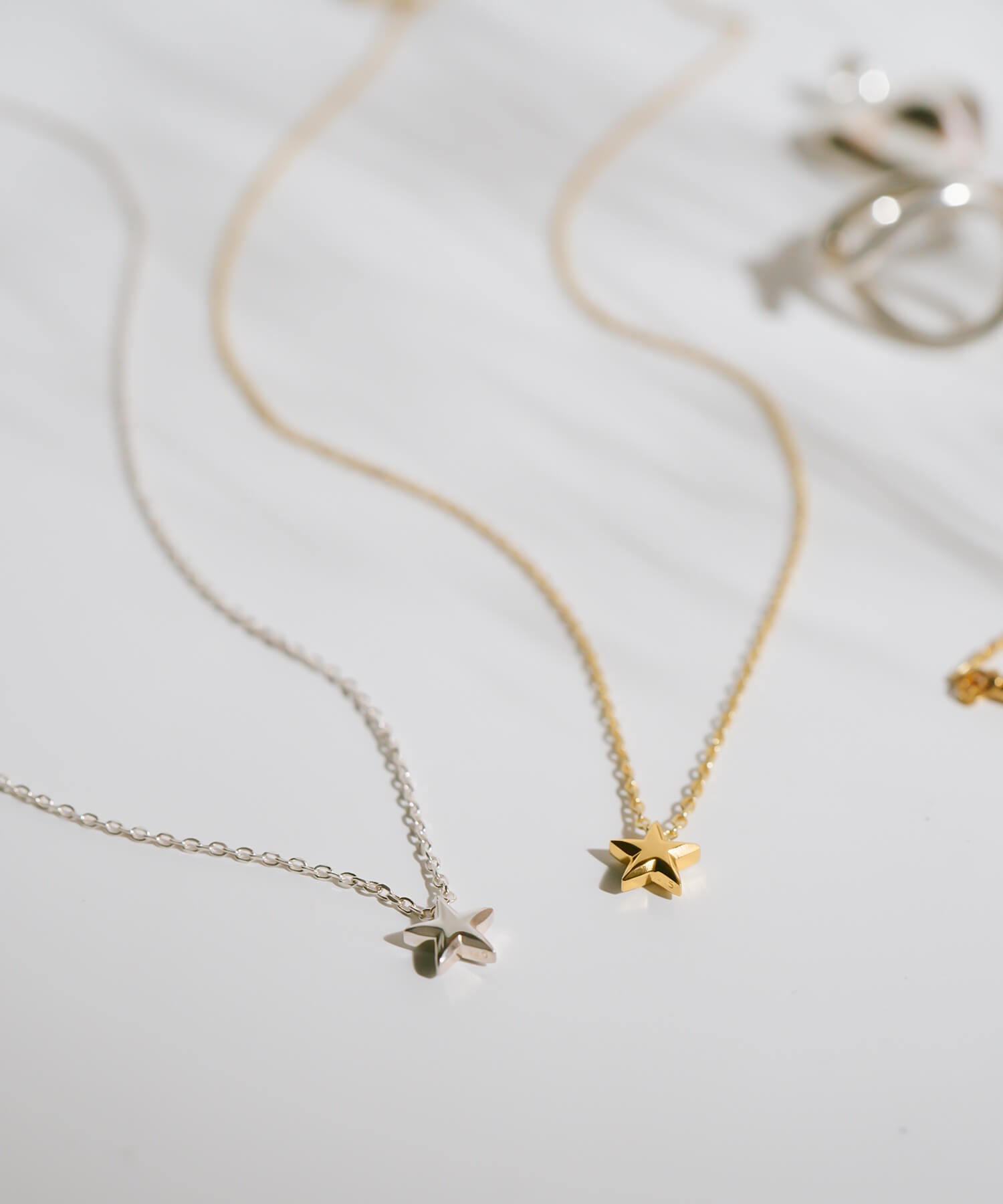 18K Gold Plated Sterling Silver Tiny Star Necklace | ZIRKA