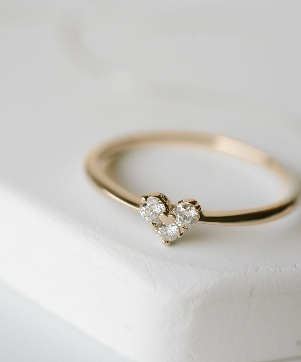 Heart Diamond Ring | MAJERTA