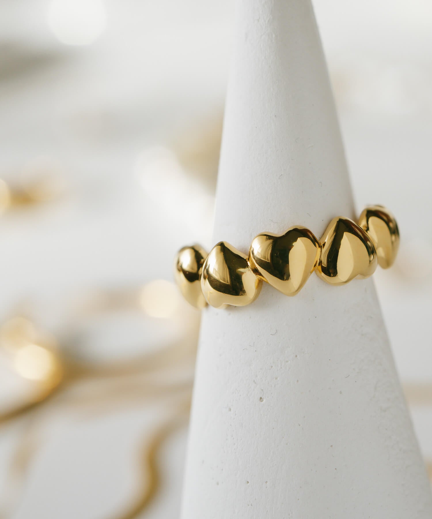 Plump Heart Link Ring | SYDAN-ALT