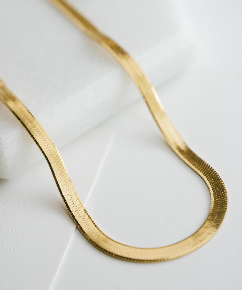 3mm Herringbone Necklace | ITER