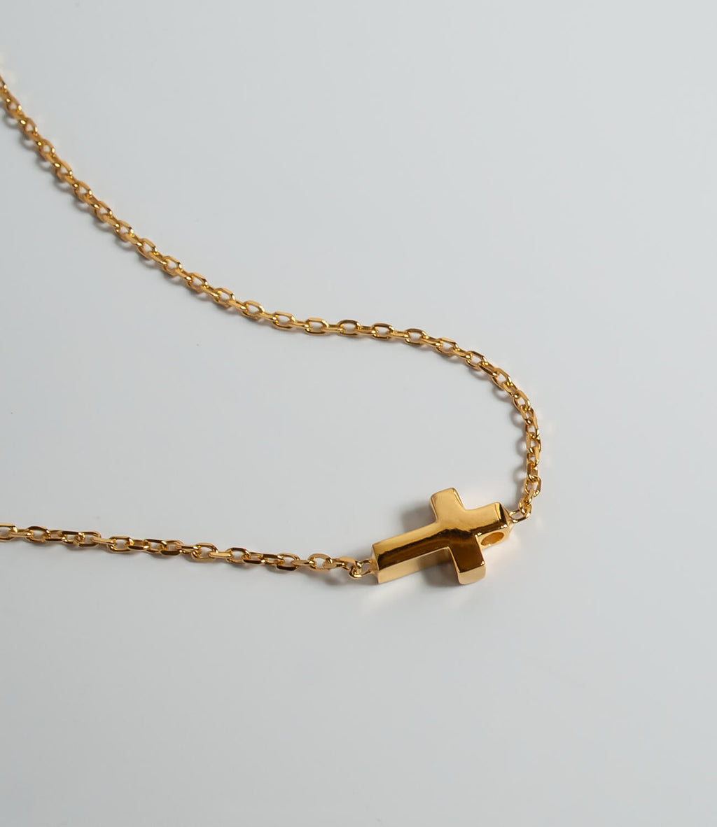 18K Gold Plated Sterling Silver Tiny Motif Necklace | ITIY