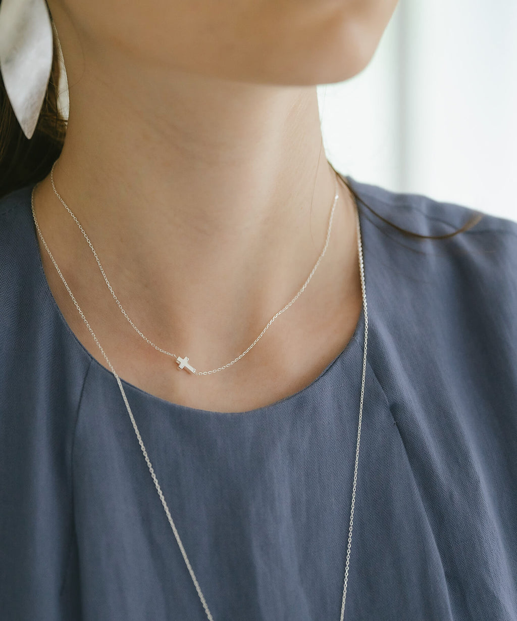 18K Gold Plated Sterling Silver Tiny Motif Necklace | ITIY