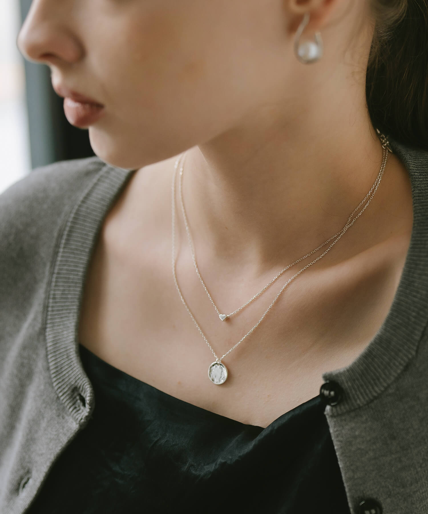 18K Gold Plated Sterling Silver Tiny Motif Necklace | ITIY