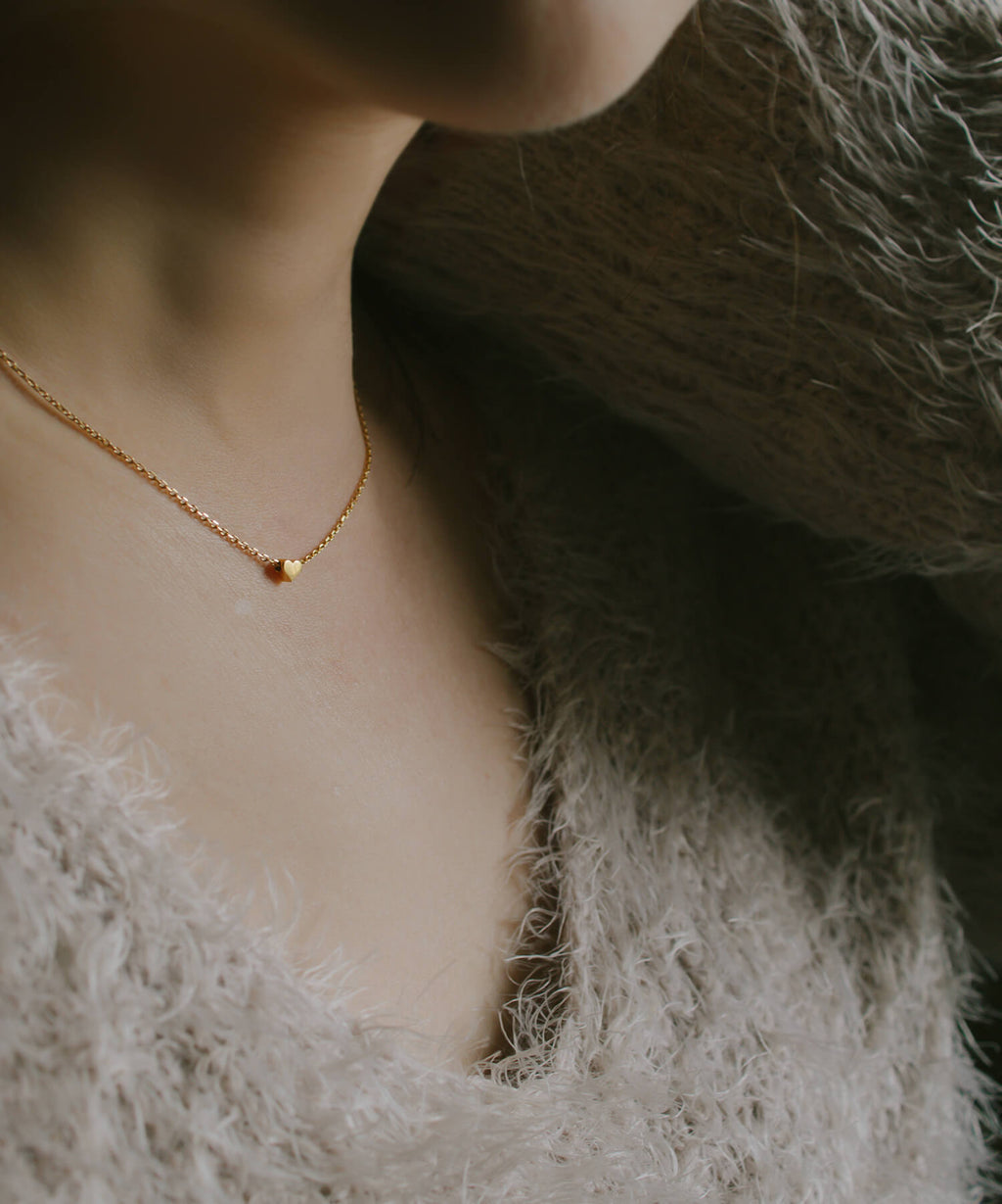 18K Gold Plated Sterling Silver Tiny Motif Necklace | ITIY