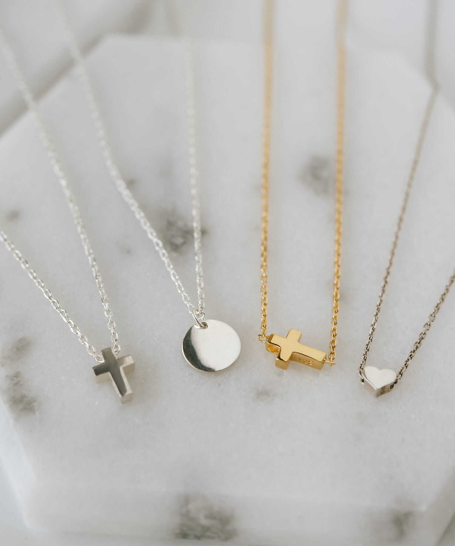 18K Gold Plated Sterling Silver Tiny Motif Necklace | ITIY