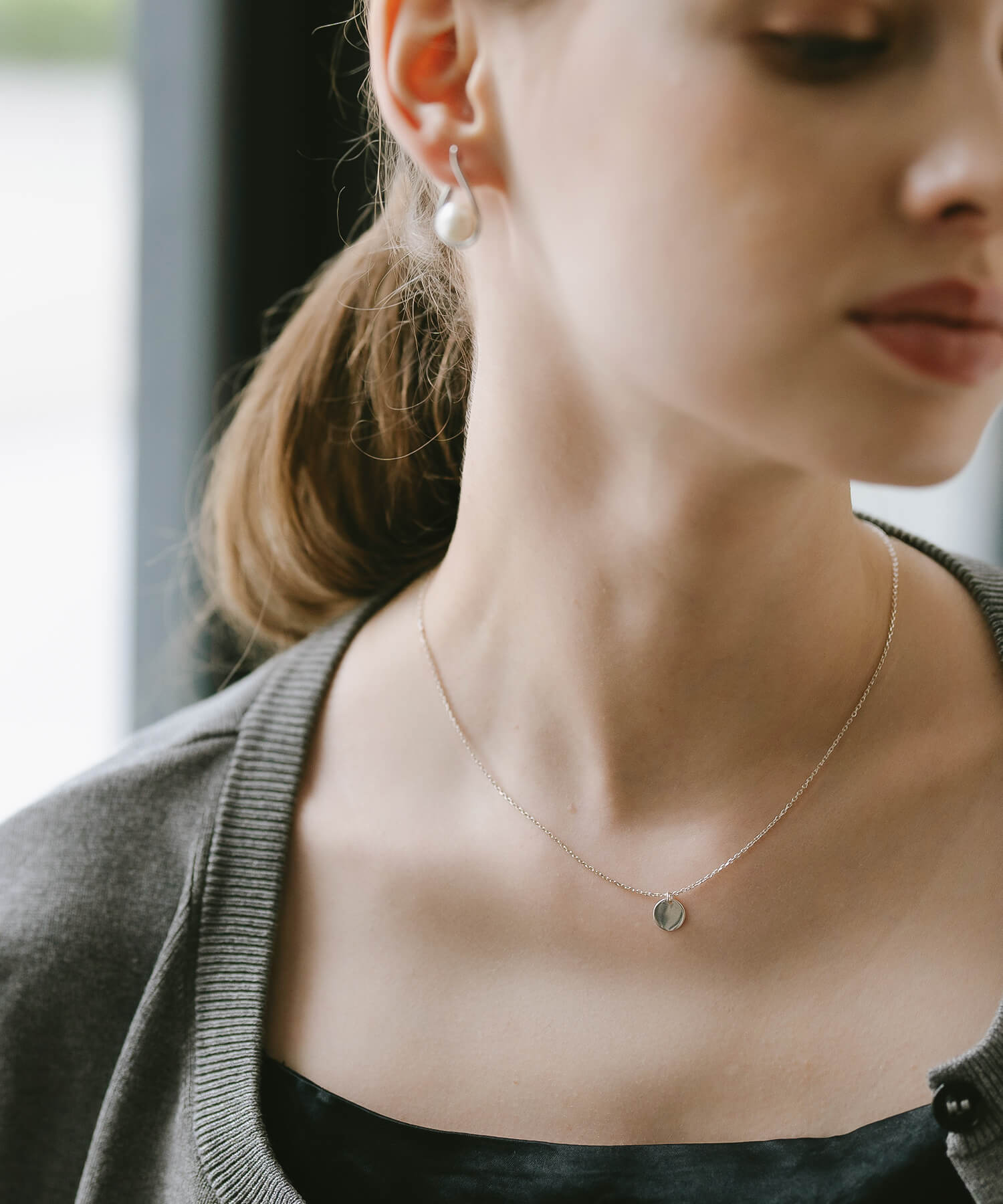 18K Gold Plated Sterling Silver Tiny Motif Necklace | ITIY