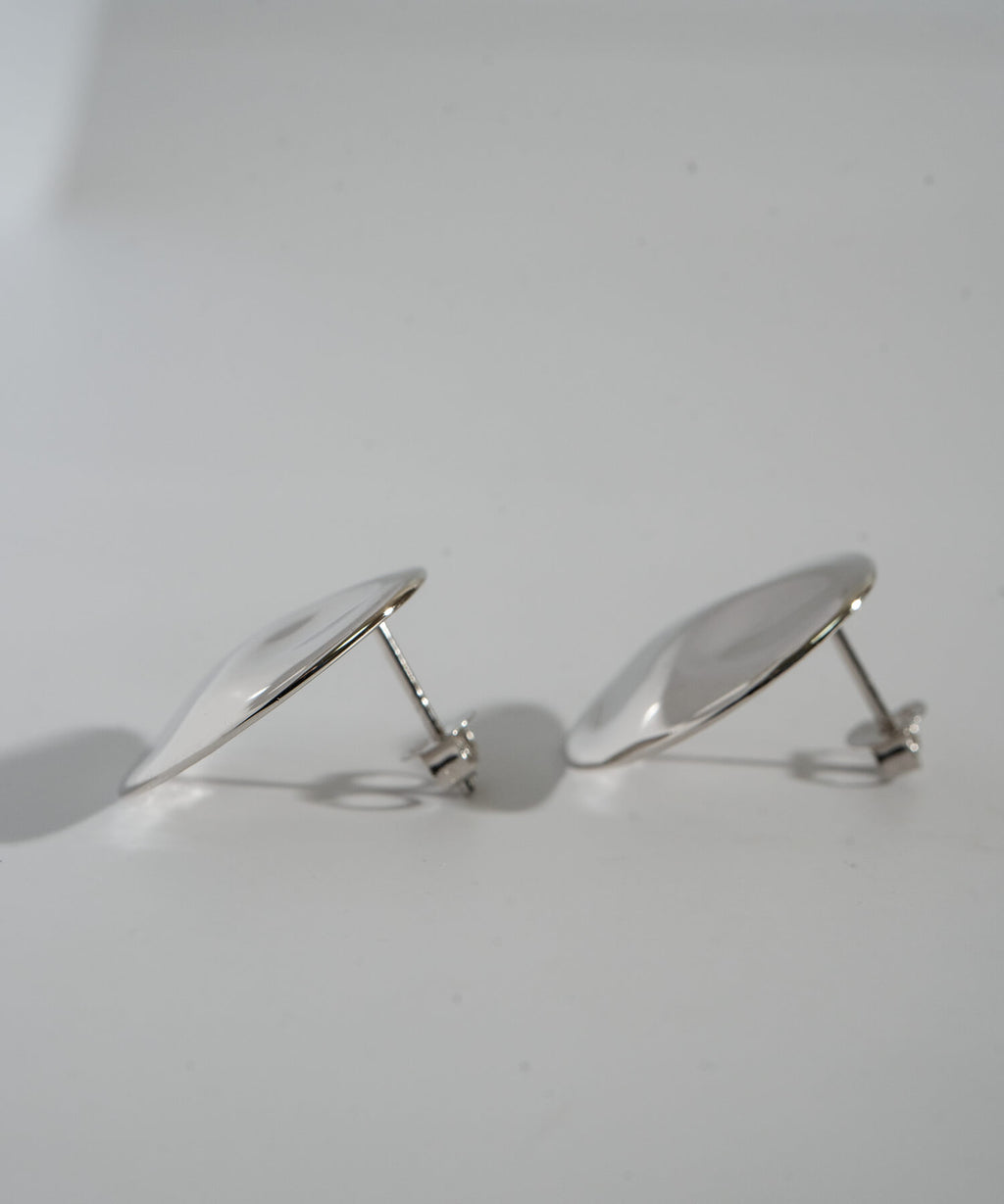 18K Gold Plated Sterling Silver Pool Disk Earrings | IVERQUA