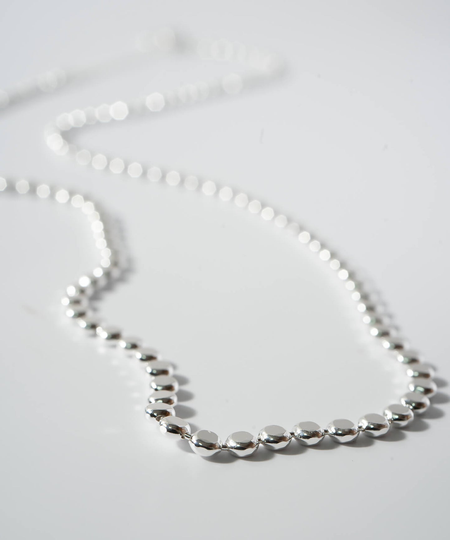 Silver925 Tiny Beads Necklace | KIVIA NECKLACE