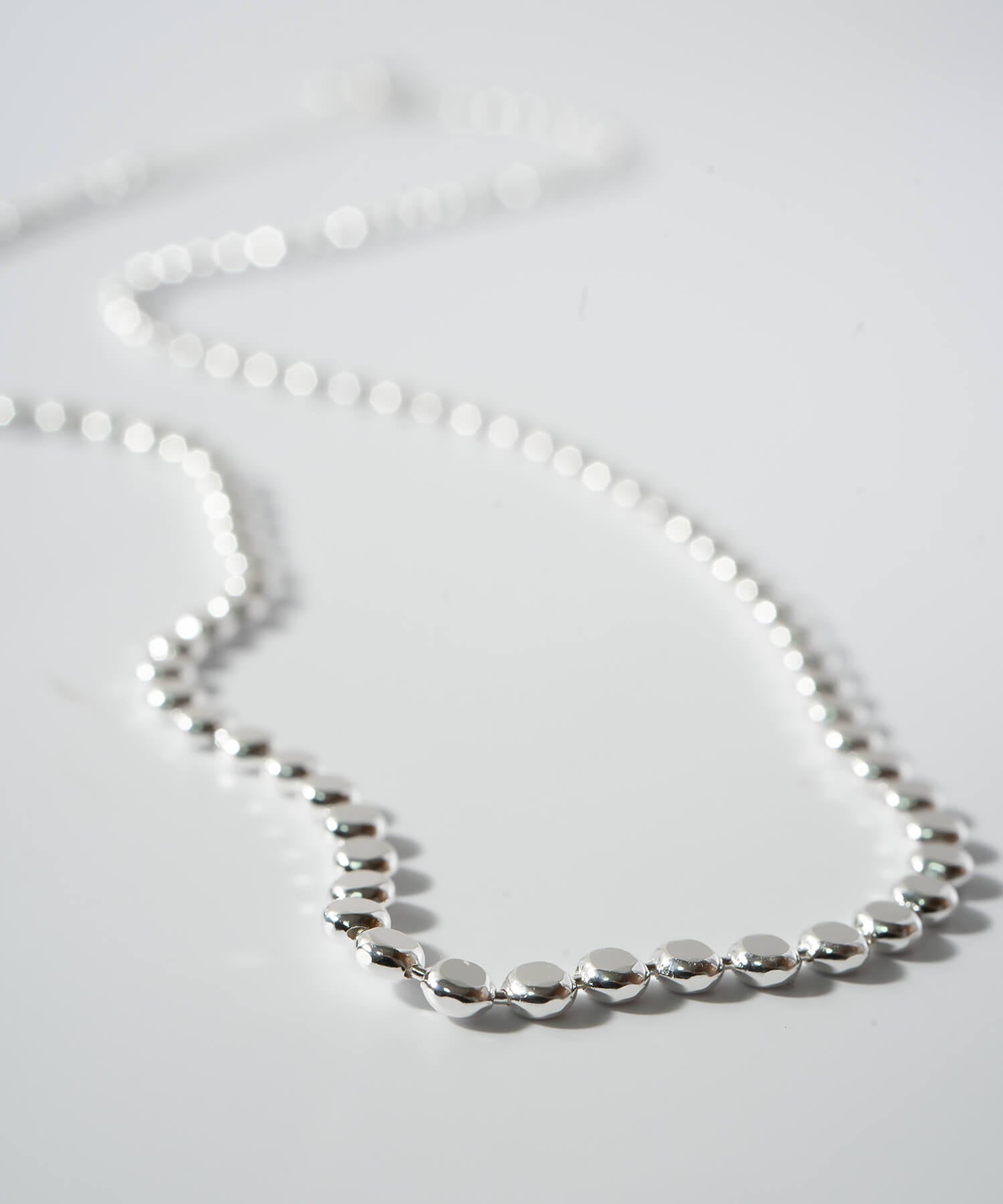 18K Gold Plated Sterling Silver Tiny Beads Necklace | KIVIA