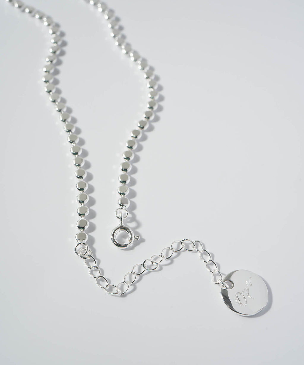 18K Gold Plated Sterling Silver Tiny Beads Necklace | KIVIA