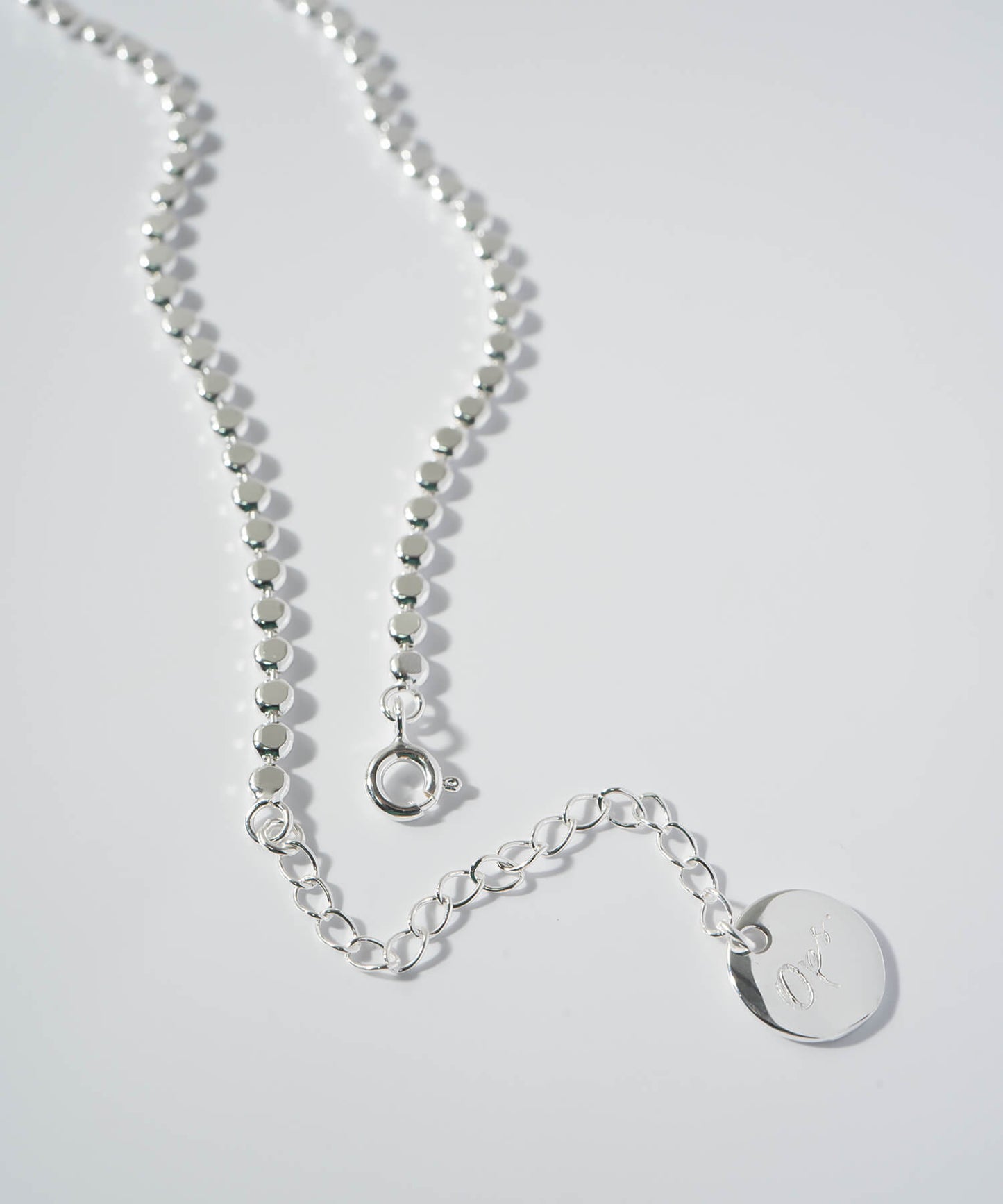 Silver925 Tiny Beads Necklace | KIVIA NECKLACE