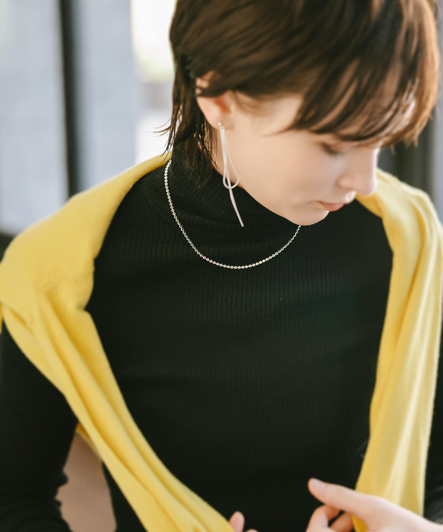 18K Gold Plated Sterling Silver Tiny Beads Necklace | KIVIA