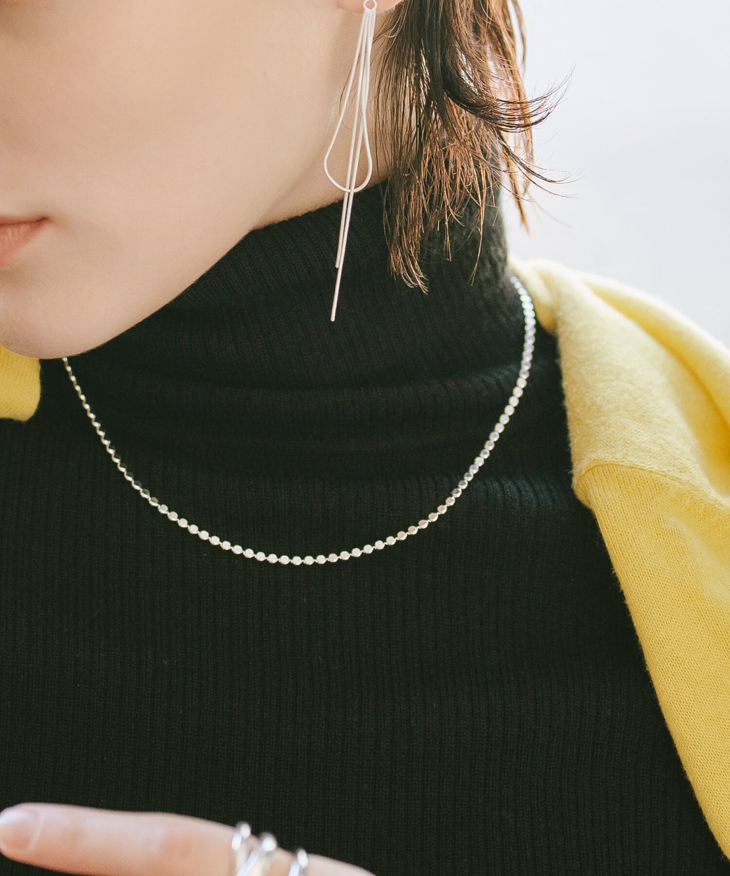 18K Gold Plated Sterling Silver Tiny Beads Necklace | KIVIA