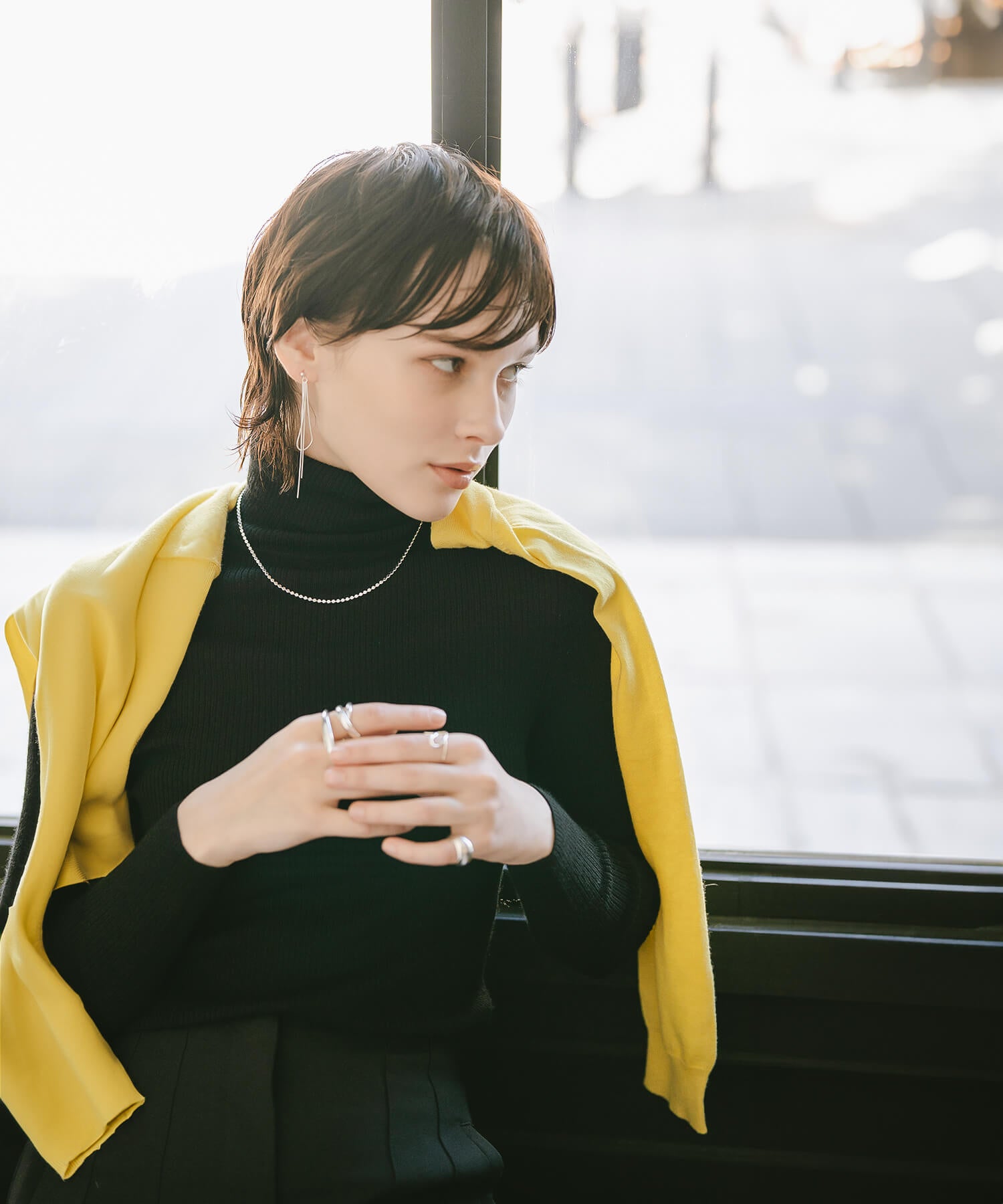 18K Gold Plated Sterling Silver Tiny Beads Necklace | KIVIA