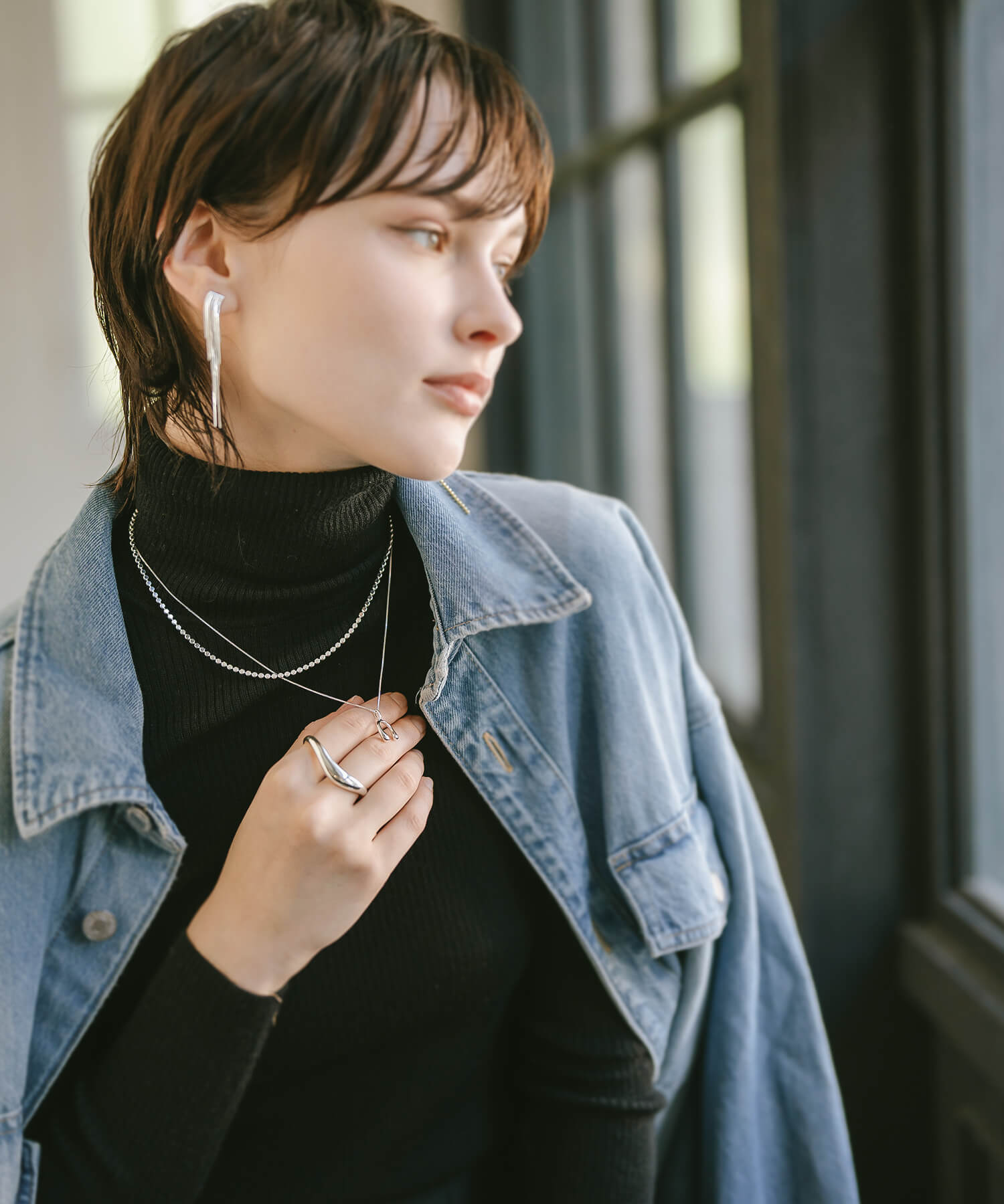 18K Gold Plated Sterling Silver Tiny Beads Necklace | KIVIA