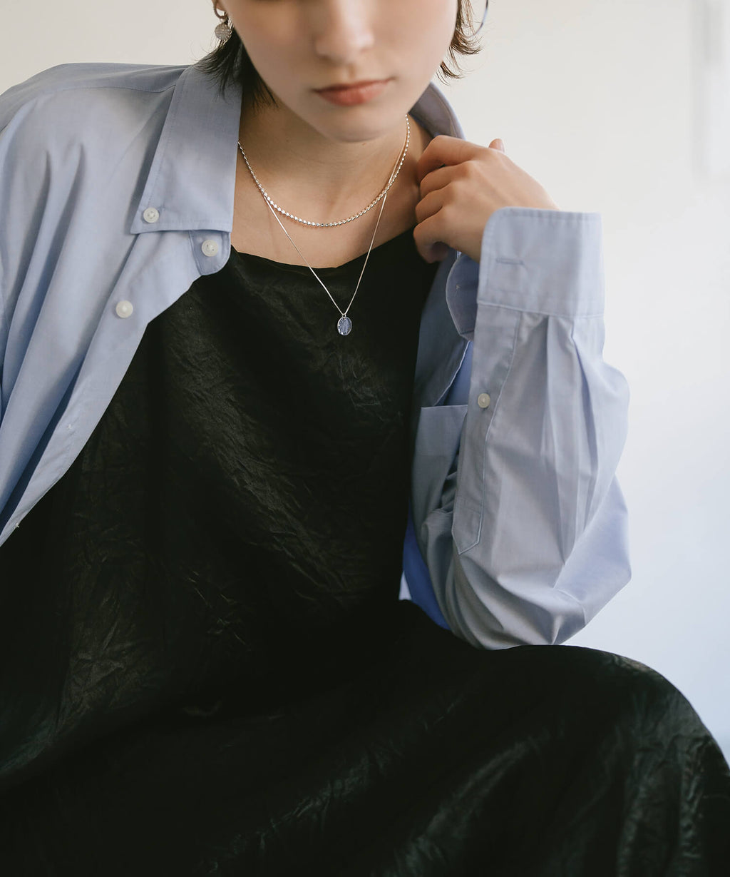18K Gold Plated Sterling Silver Tiny Beads Necklace | KIVIA