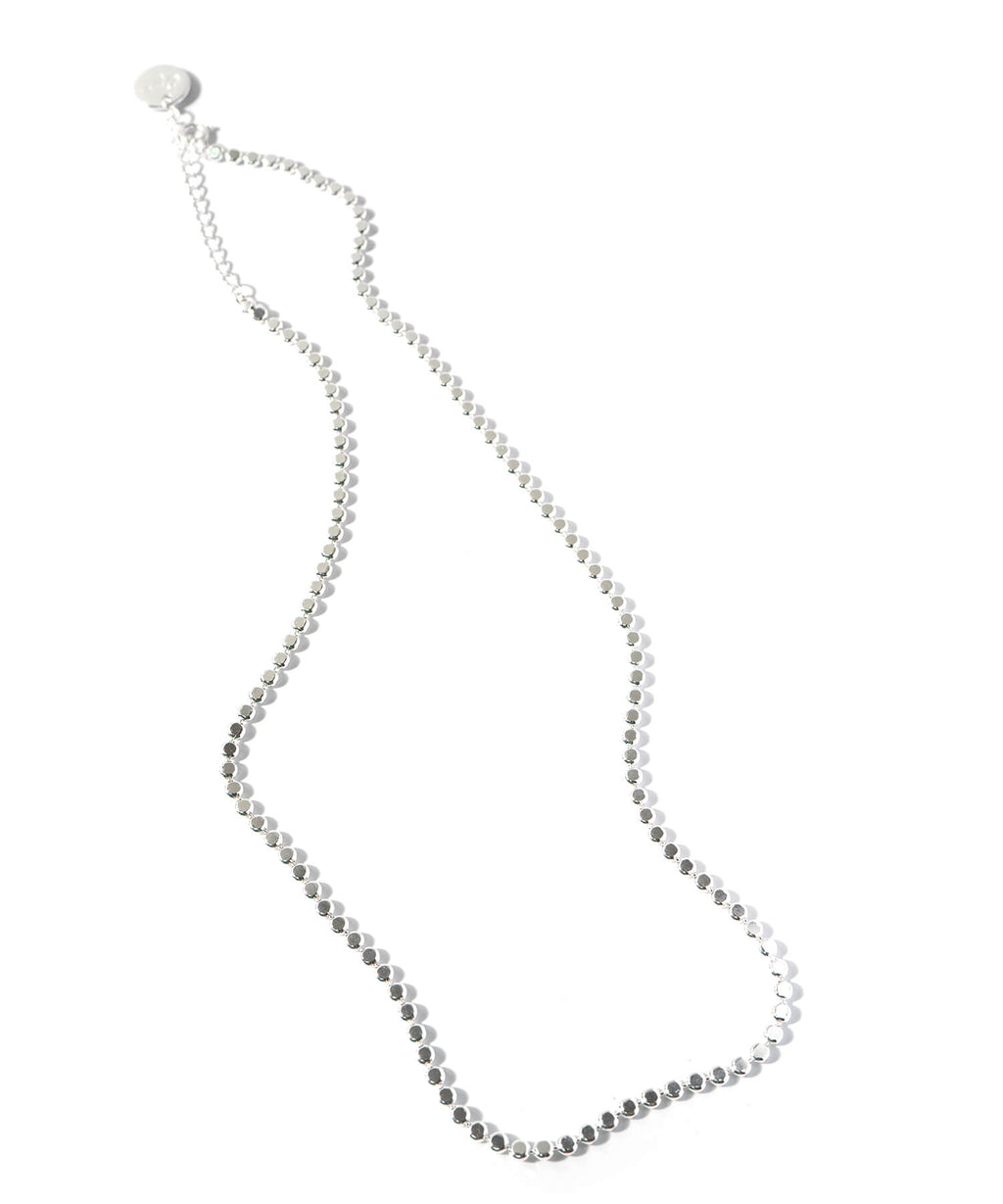 18K Gold Plated Sterling Silver Tiny Beads Necklace | KIVIA