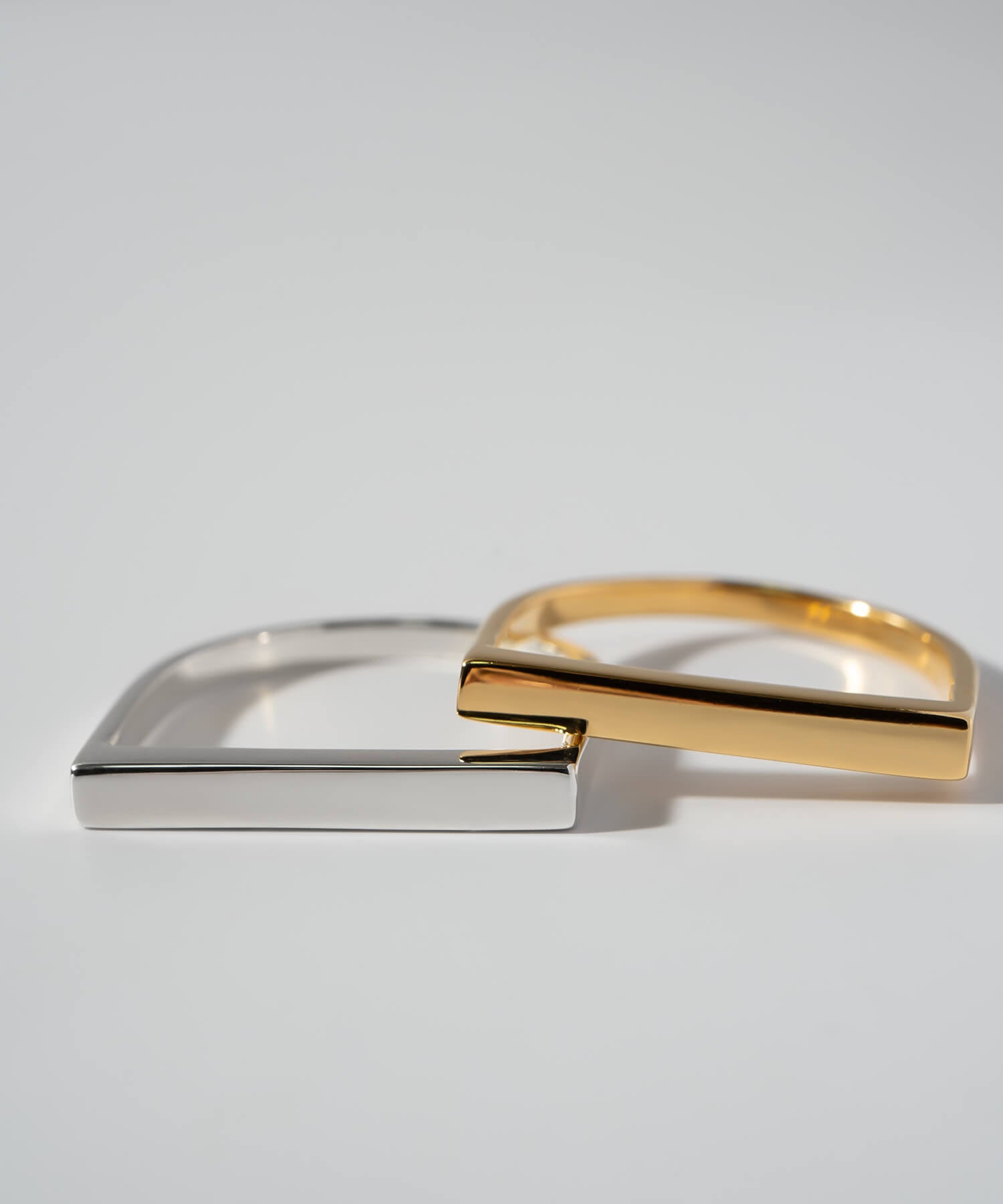 18K Gold Plated Sterling Silver Flat Top Ring | KOTOR