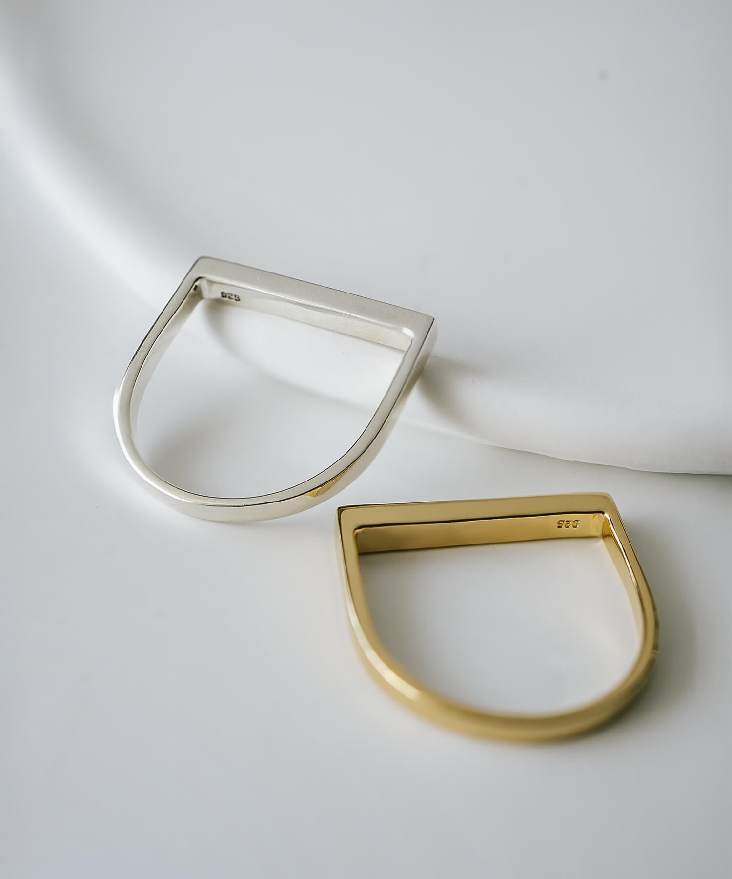 18K Gold Plated Sterling Silver Flat Top Ring | KOTOR