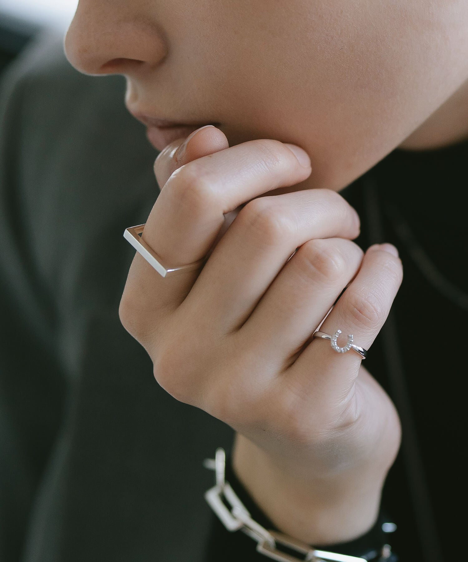 18K Gold Plated Sterling Silver Flat Top Ring | KOTOR