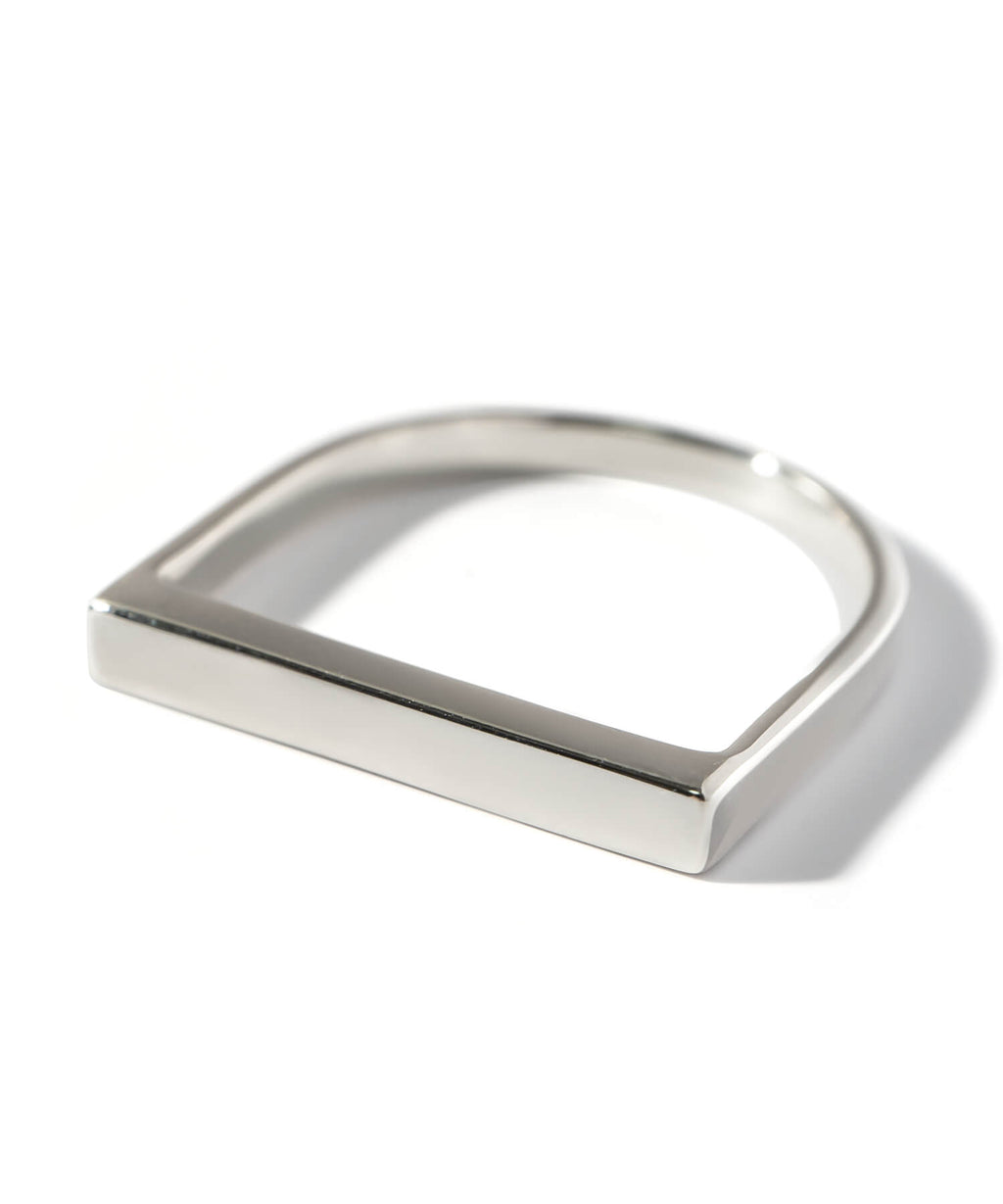 18K Gold Plated Sterling Silver Flat Top Ring | KOTOR