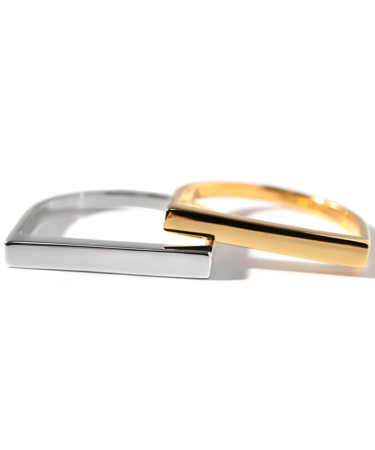 18K Gold Plated Sterling Silver Flat Top Ring | KOTOR