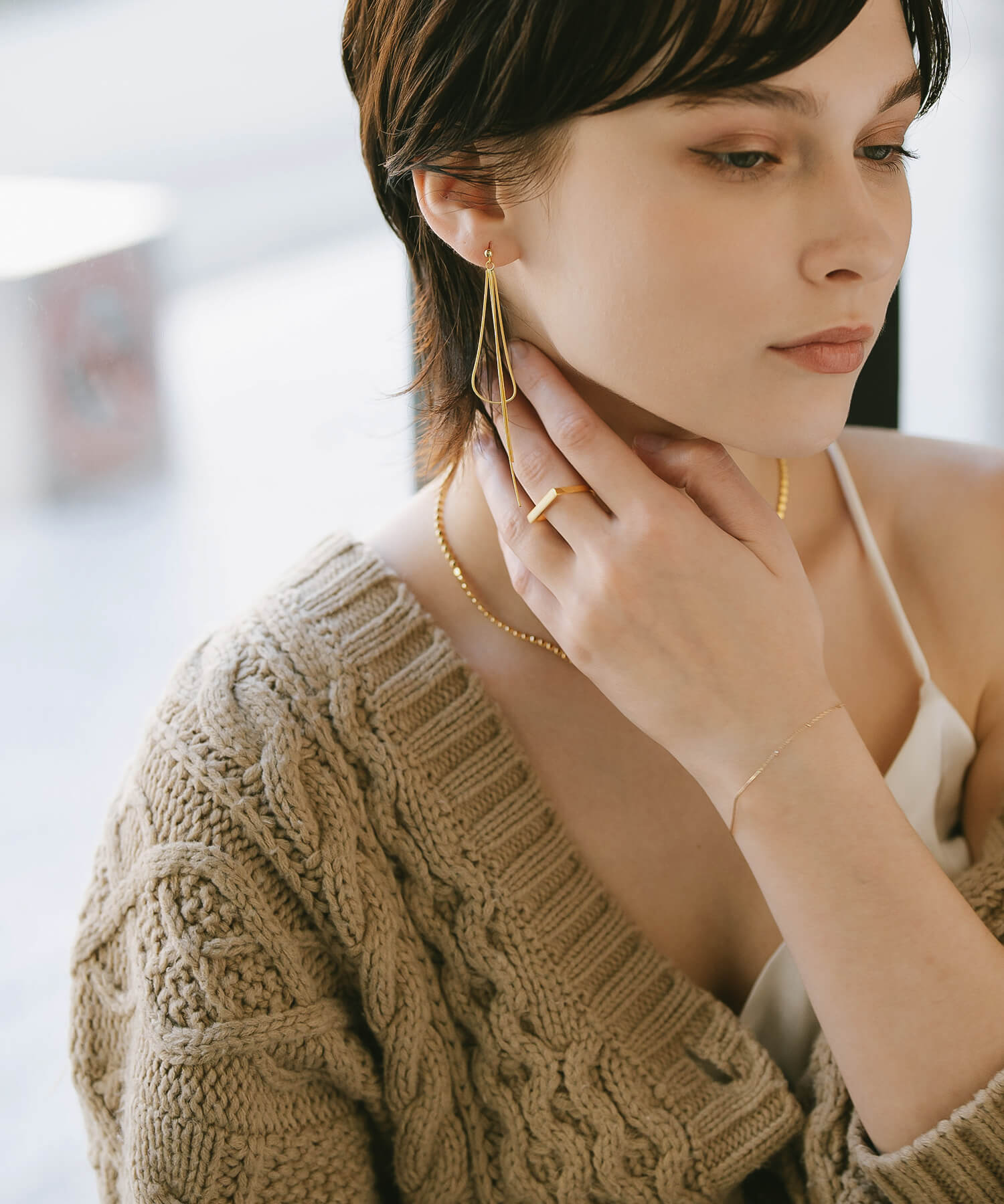 18K Gold Plated Sterling Silver Flat Top Ring | KOTOR