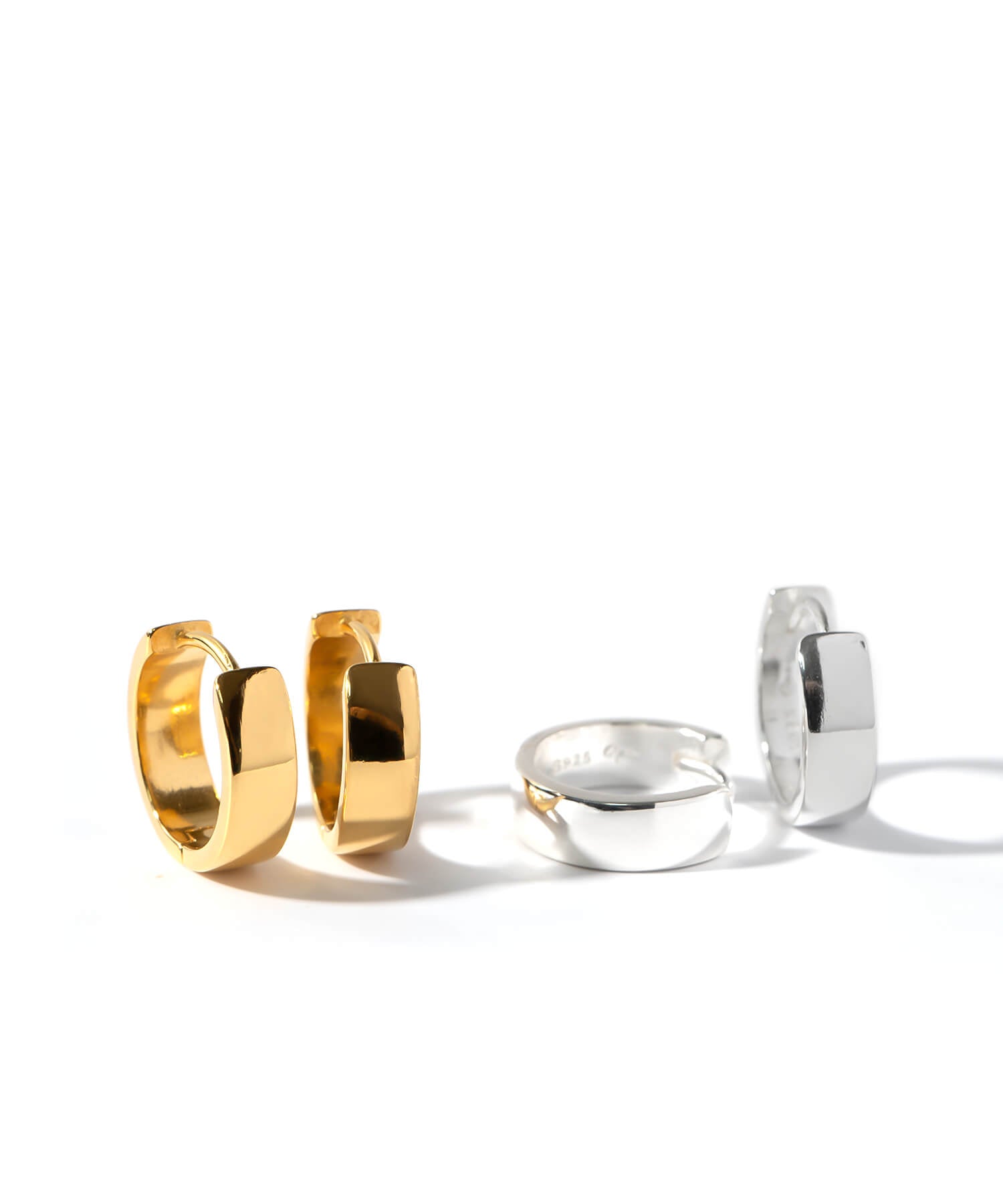 Classic Tiny Hoop Earrings | KYKLOS-FLAT HOOP