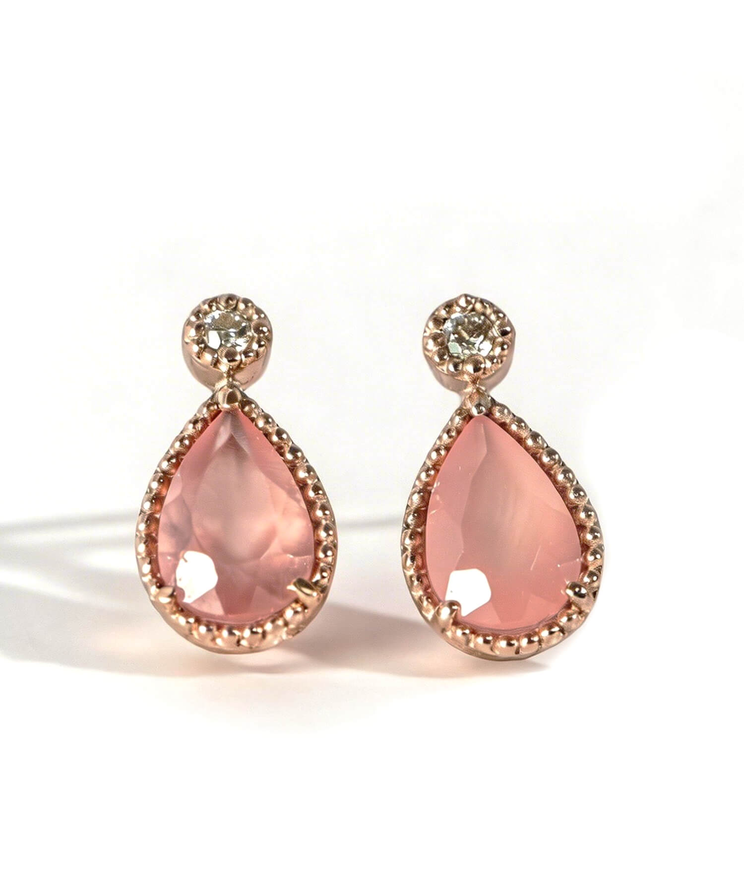 K10 Rhodochrosite Earrings | LADEW ROZEL