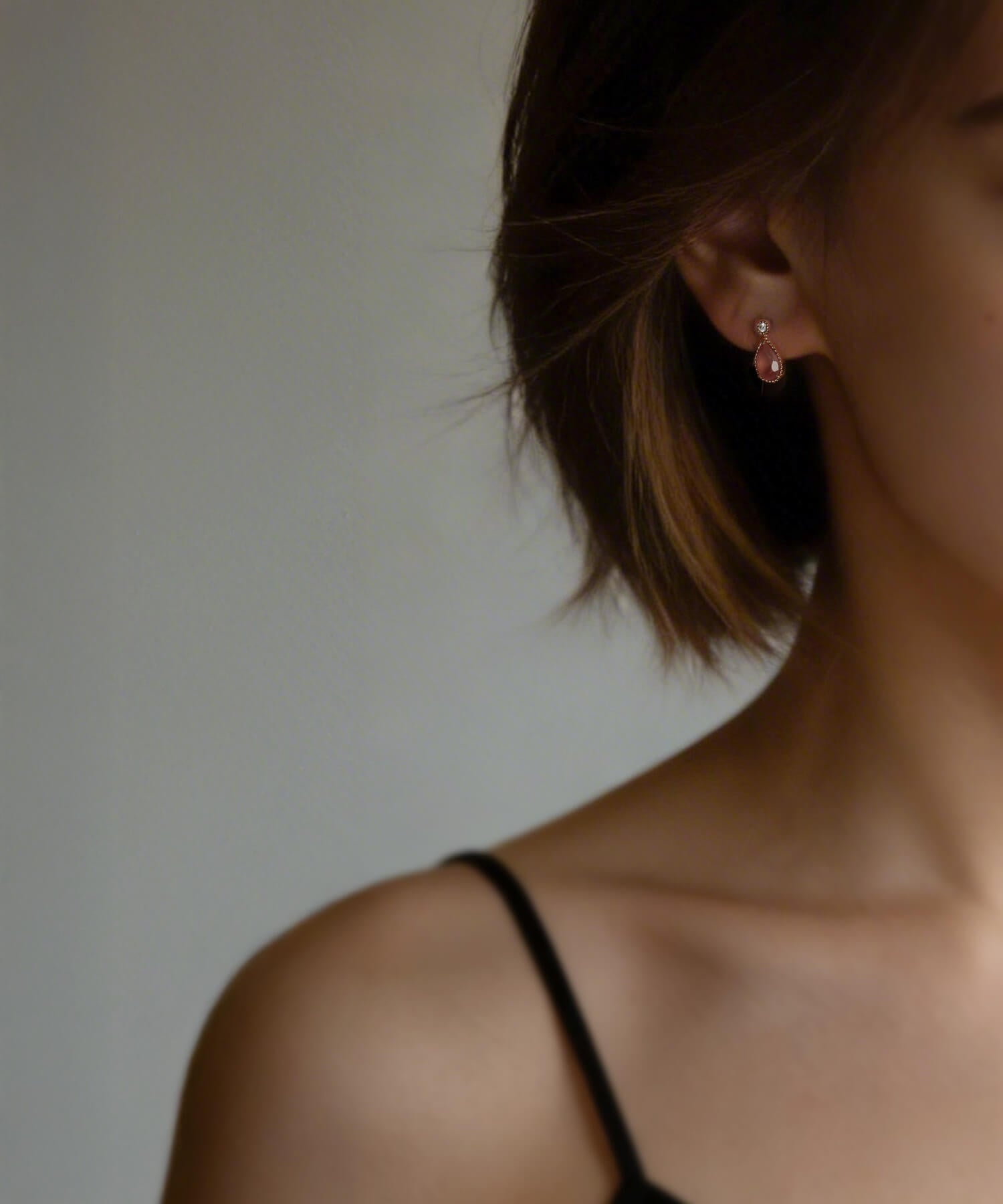 K10 Rhodochrosite Earrings | LADEW ROZEL