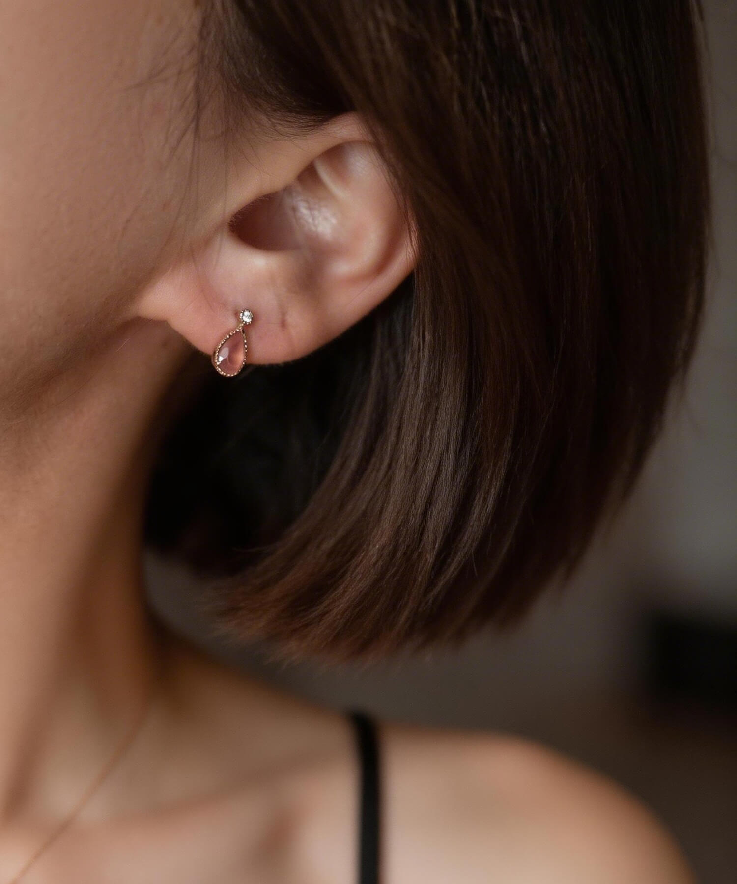 K10 Rhodochrosite Earrings | LADEW ROZEL